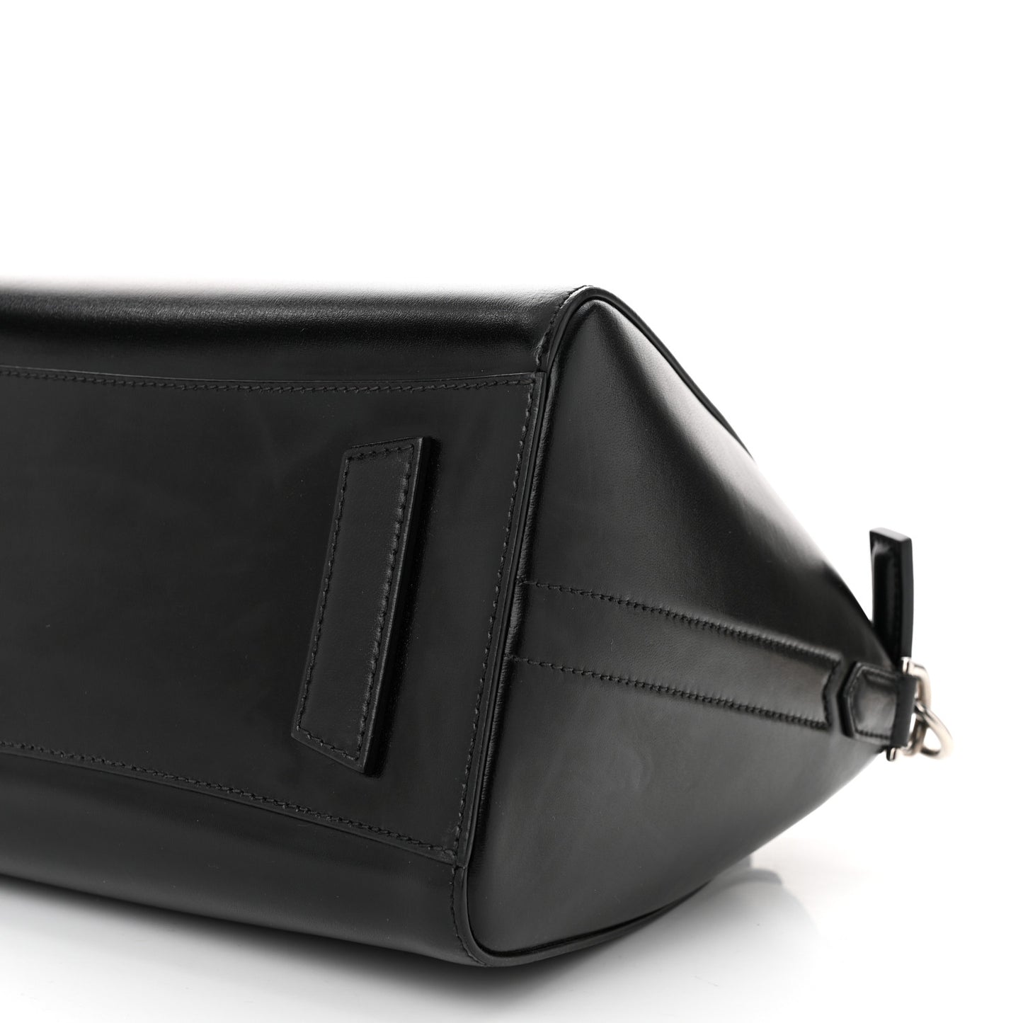 Shiny Lord Calfskin Small Antigona Black