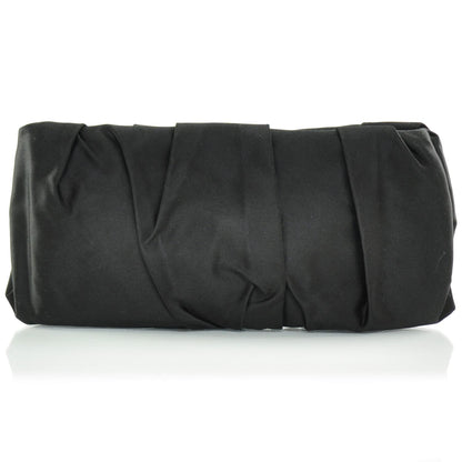 Prada Satin Frame Evening Bag Black 4 of 9