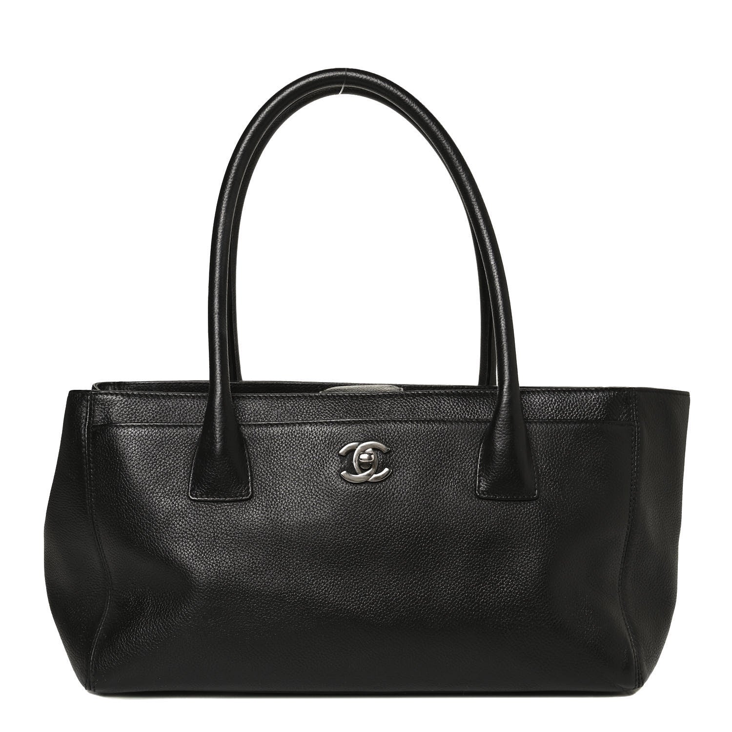 Chanel Calfskin Small Cerf Executive Shopper Tote Black 1 of 9