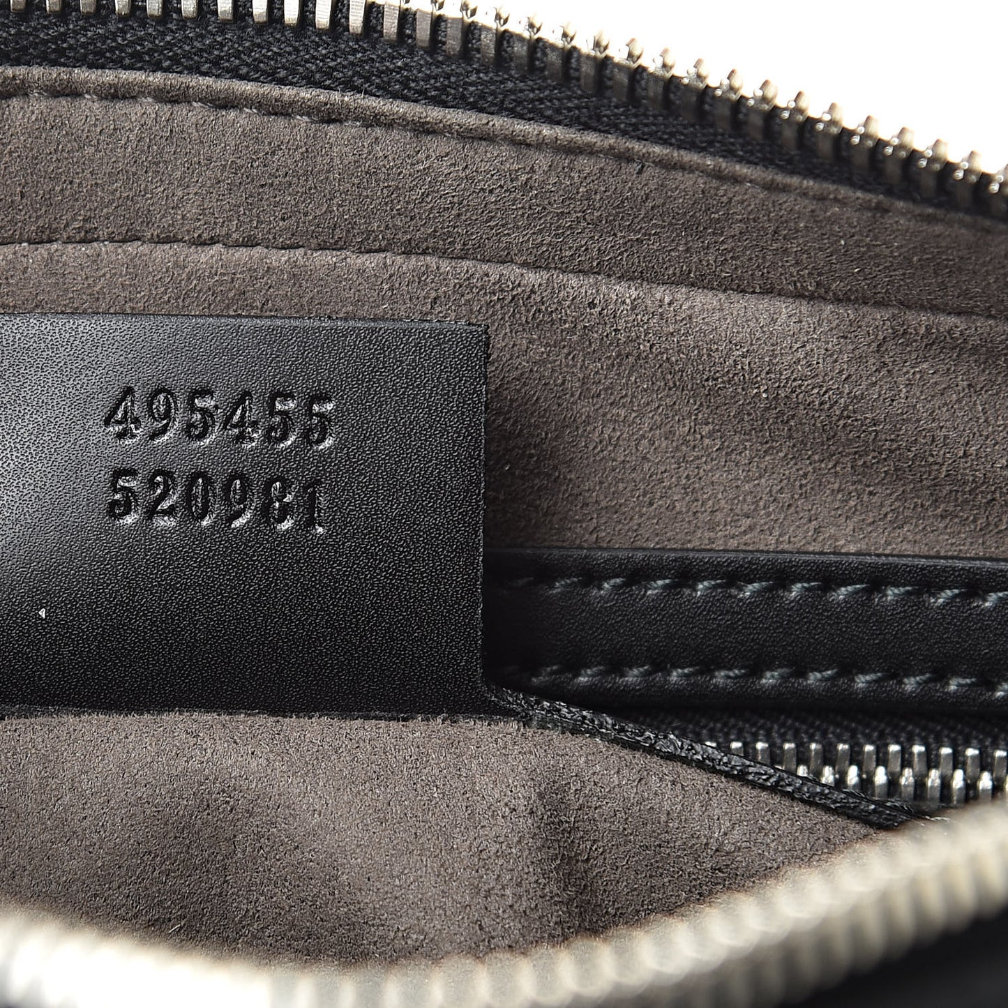 GG Supreme Monogram Eden Wrist Pouch Black