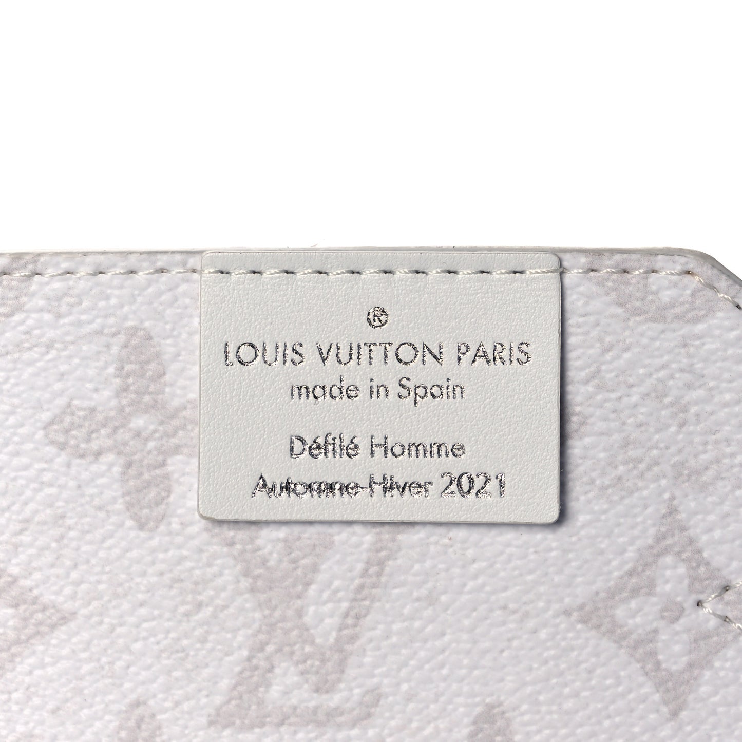 Monogram Shoulder Strap 80 MM White