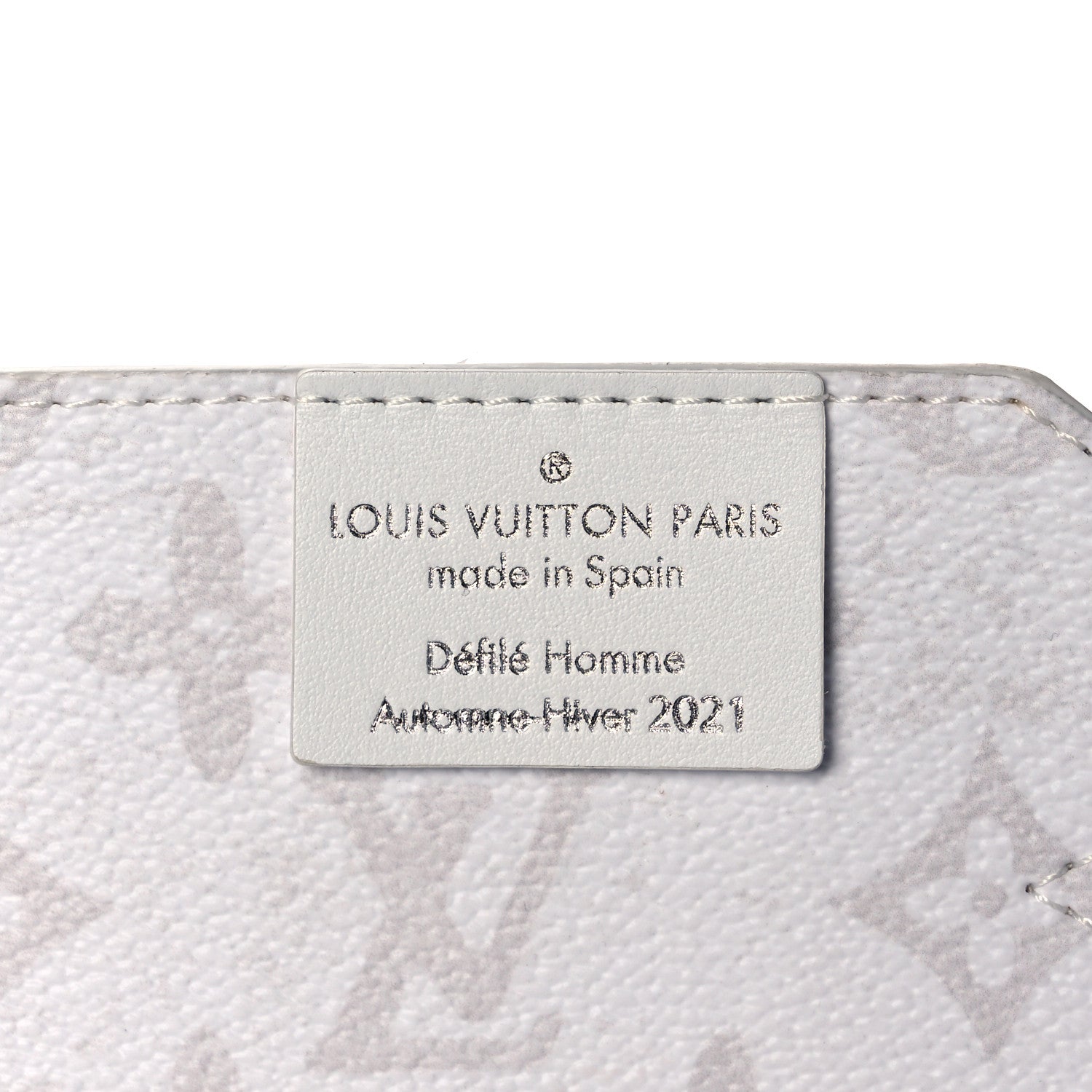 Louis Vuitton Monogram Shoulder Strap 80 MM White 4 of 6