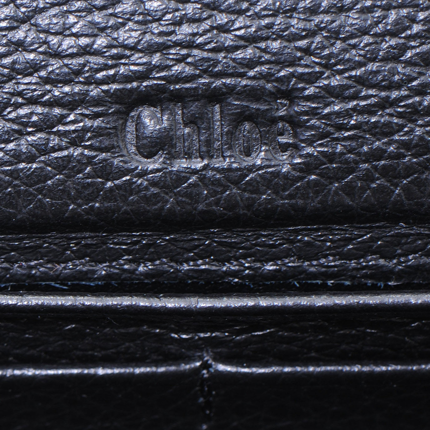 Leather Marcie Continental Flap Wallet Black