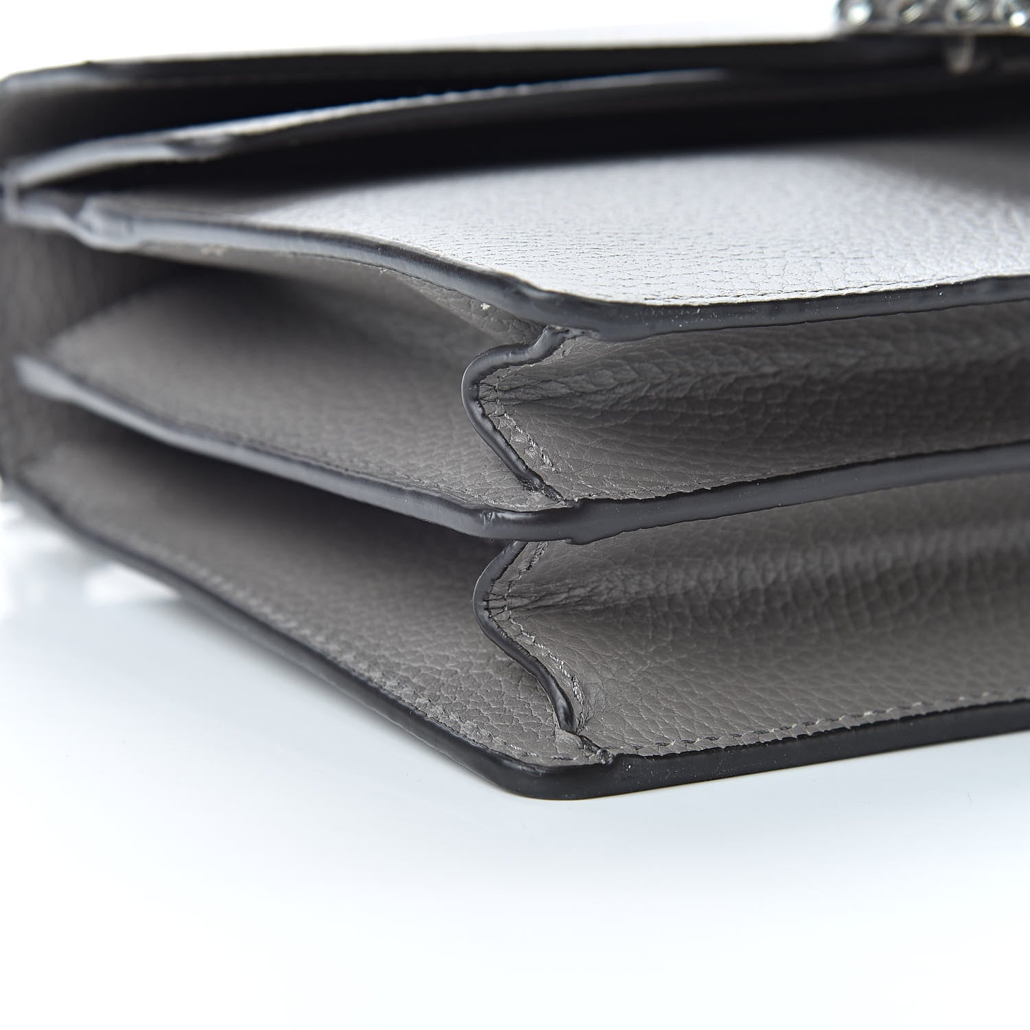 Gucci Pebbled Calfskin Small Dionysus Shoulder Bag Dusty Grey 9 of 12