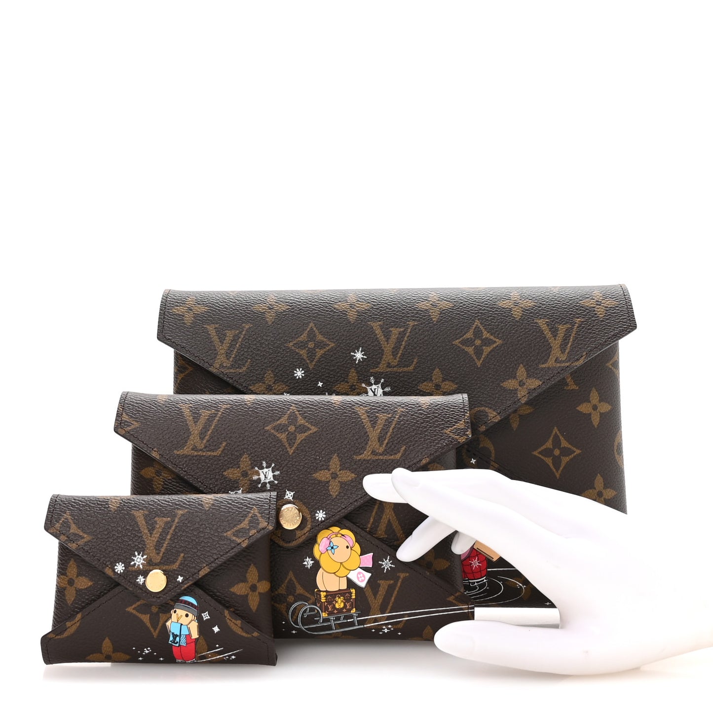 Monogram 2023 Christmas Animation Kirigami Pochette Set