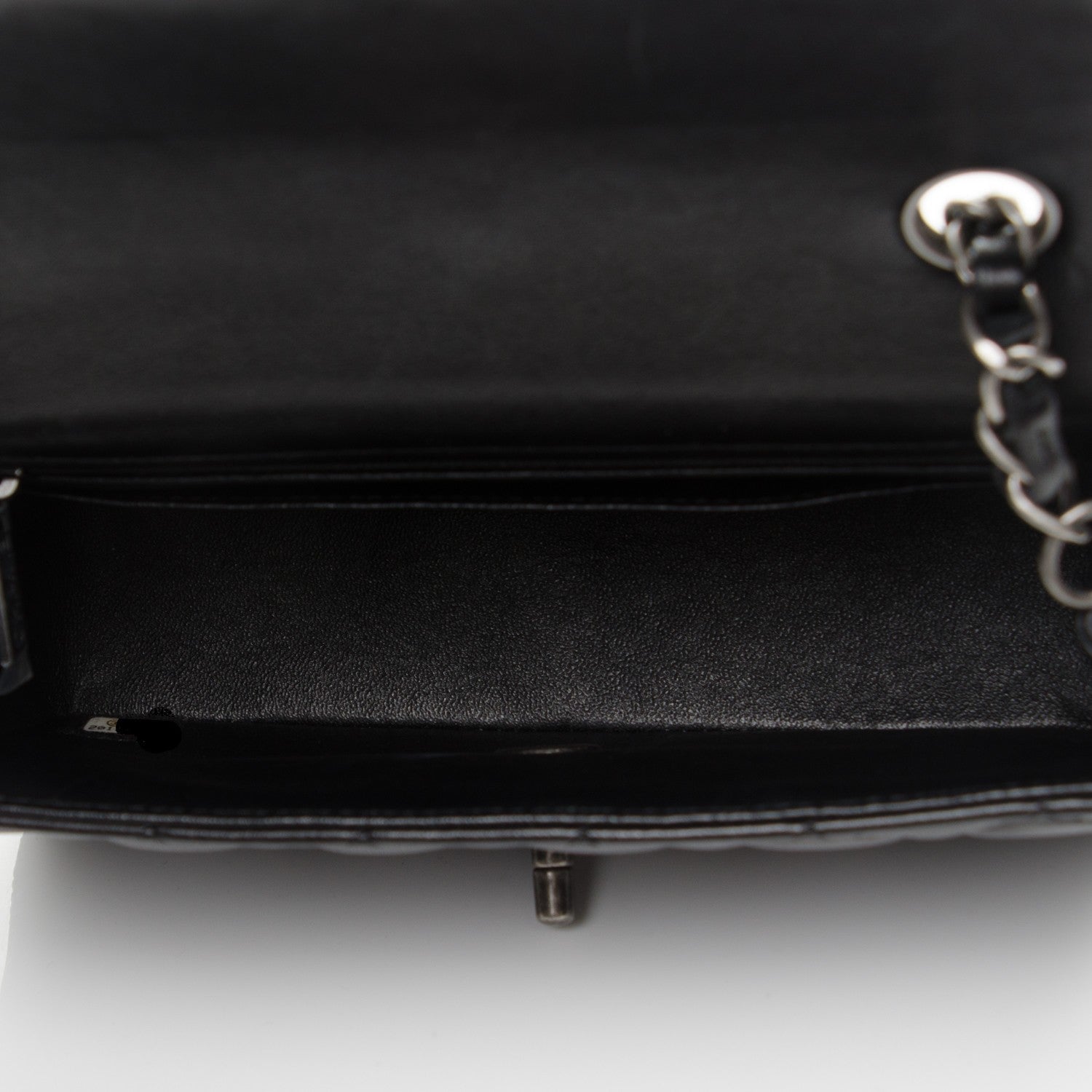 Chanel Lambskin Quilted Mini Rectangular Flap Black 5 of 8