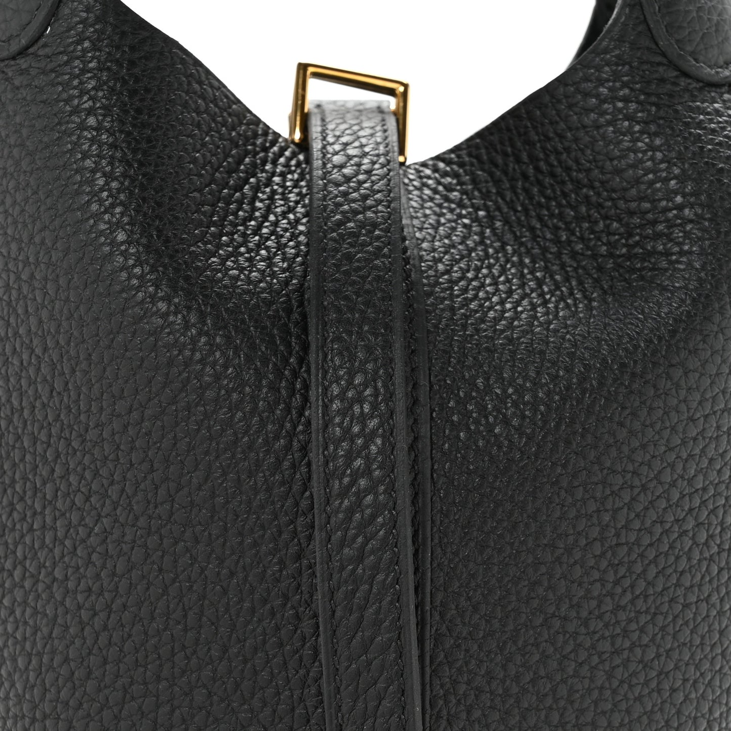 Taurillon Clemence Picotin Lock 18 PM Black