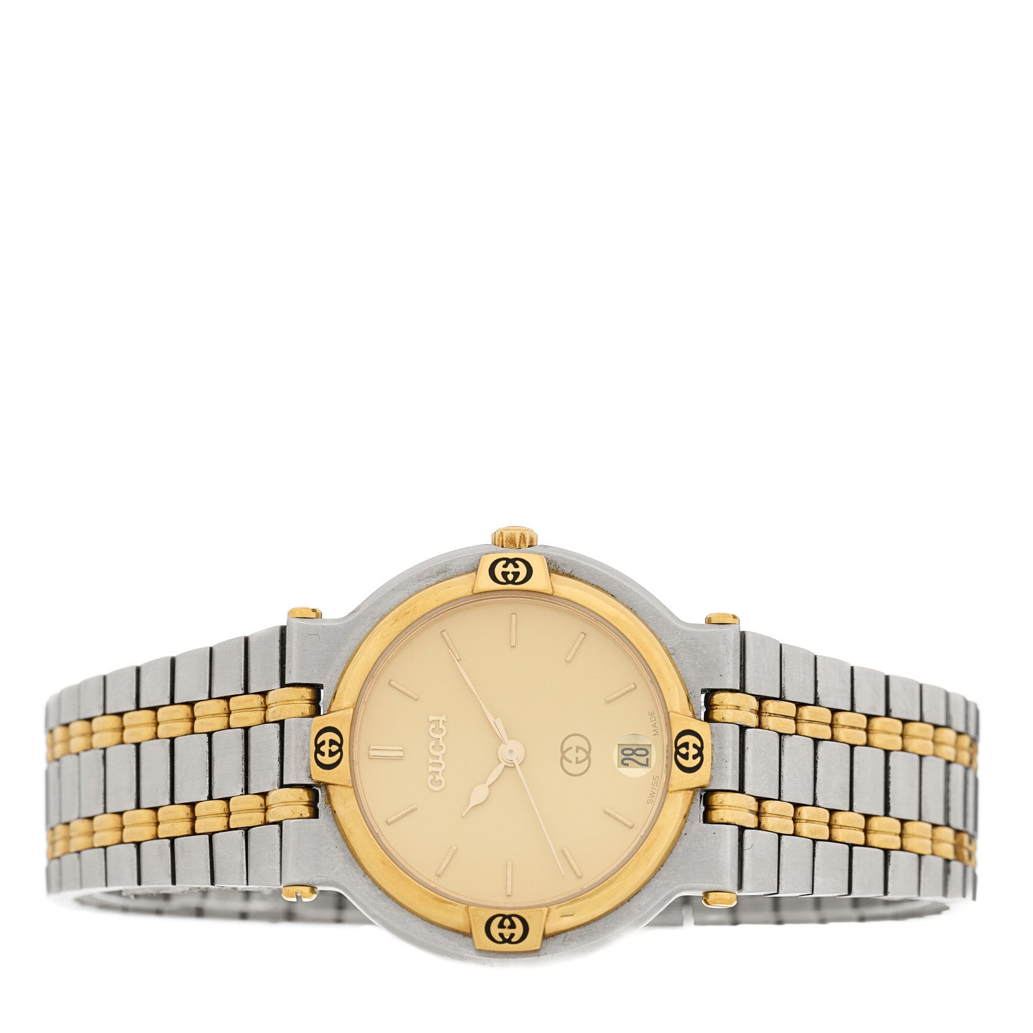 Gucci Stainless Steel 32mm 9000M Quartz Watch Gold 2 of 4