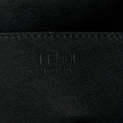 Fendi Technical Fabric FF Midi Chain Baguette Black 6 of 11