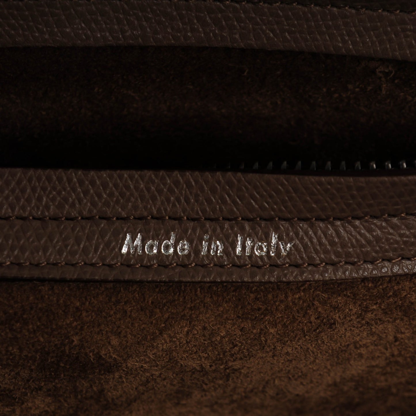 Grained Calfskin Medium Phantom Luggage Taupe