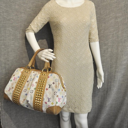 Louis Vuitton Monogram Multicolor Courtney GM White 2 of 9