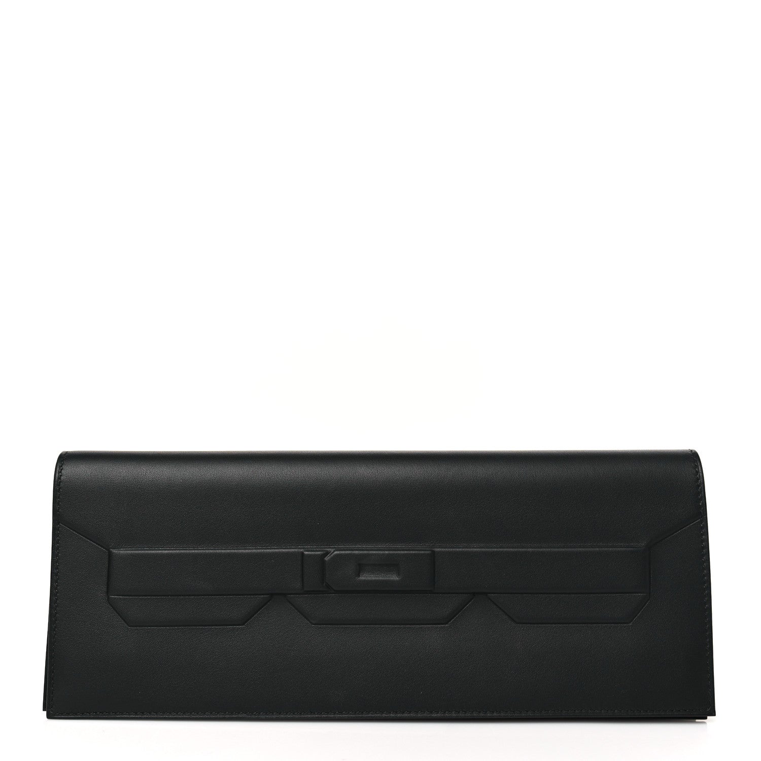 Hermes Swift Shadow Clutch 29 Black 1 of 11