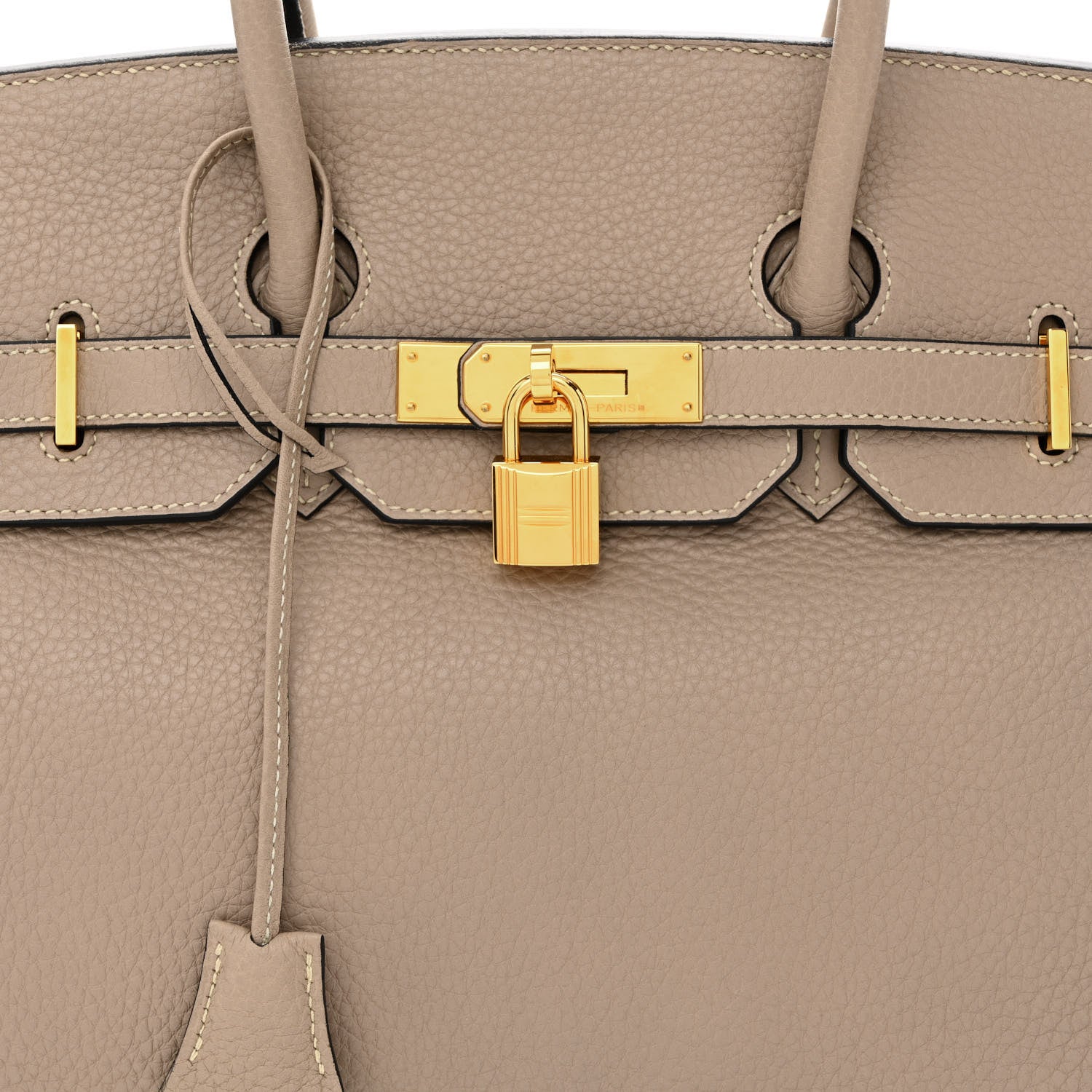 Hermes Taurillon Clemence Birkin 35 Gris Tourterelle 8 of 10