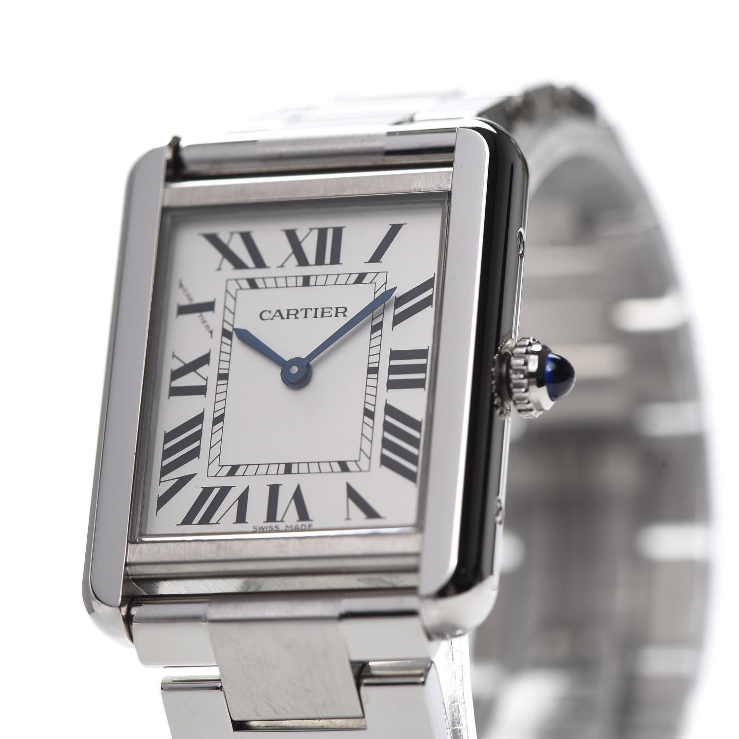 Cartier Stainless Steel 24mm Tank Solo Quartz Watch 7 of 8