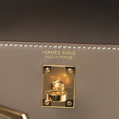Hermes Swift Kelly Danse II Belt Bag Etoupe 6 of 9