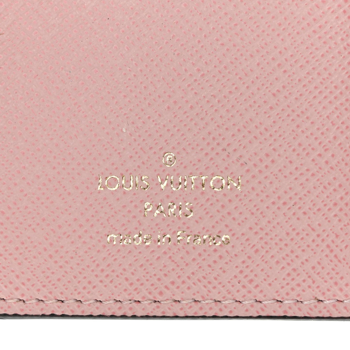 Damier Ebene Victorine Wallet Rose Ballerine
