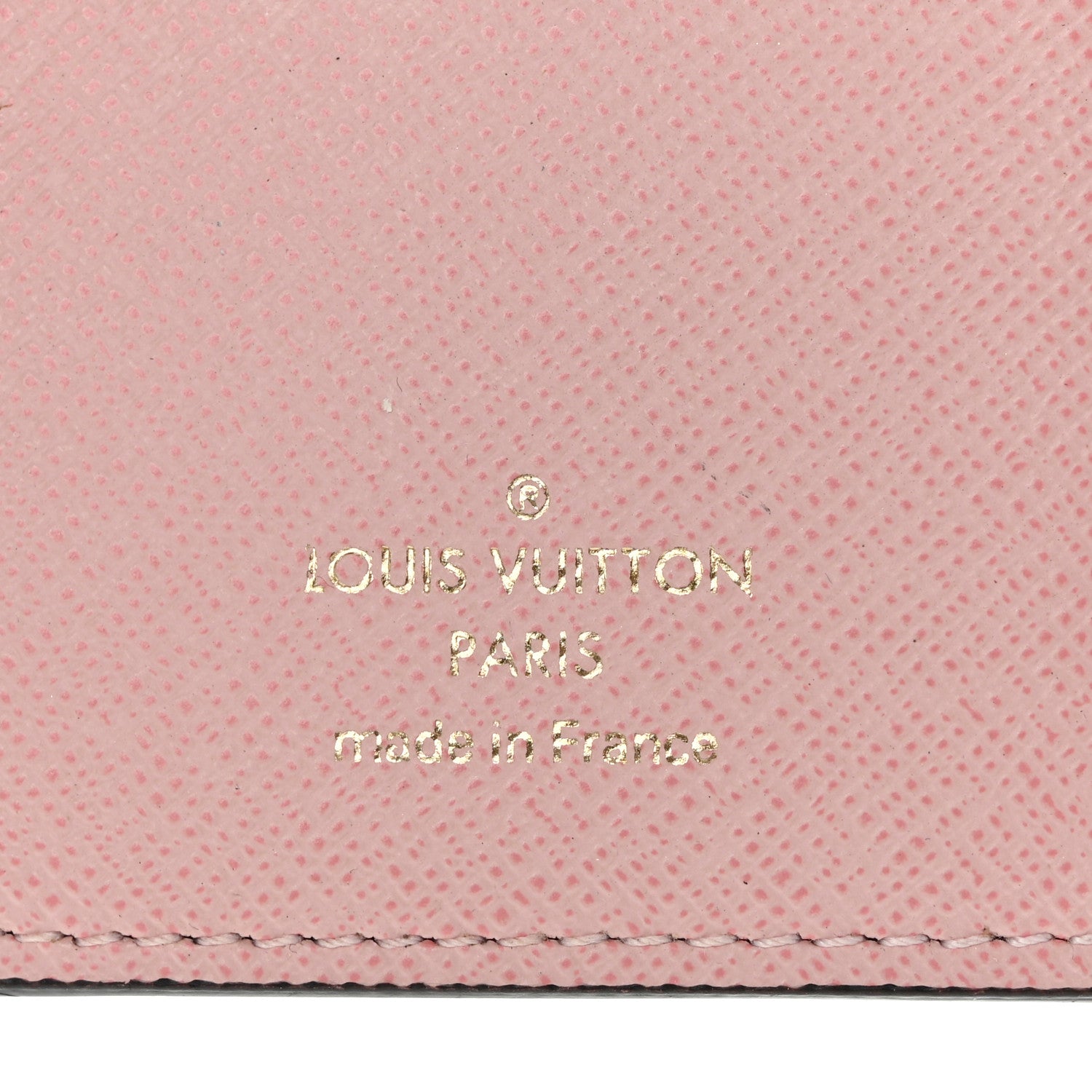 Louis Vuitton Damier Ebene Victorine Wallet Rose Ballerine 7 of 10