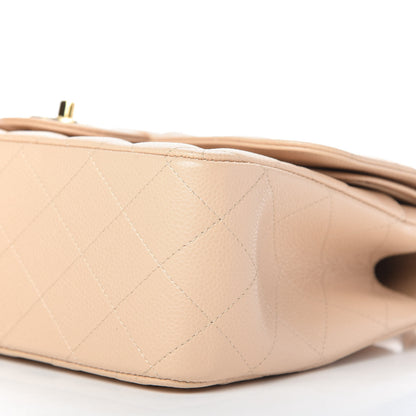 Chanel Caviar Quilted Jumbo Double Flap Beige Clair 7 of 11