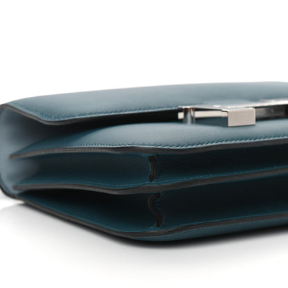 Hermes Swift Constance Verso 18 Colvert Bleu Lin 8 of 10