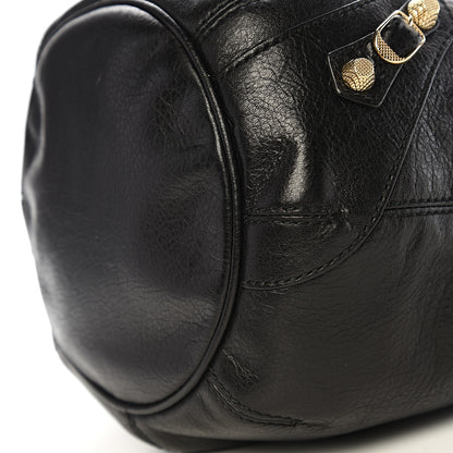 Balenciaga Agneau Giant 12 Gold Hardware Mini Pompon Black 8 of 9
