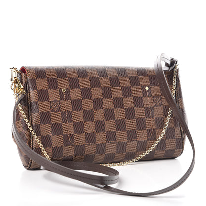 Louis Vuitton Damier Ebene Favorite MM 3 of 11