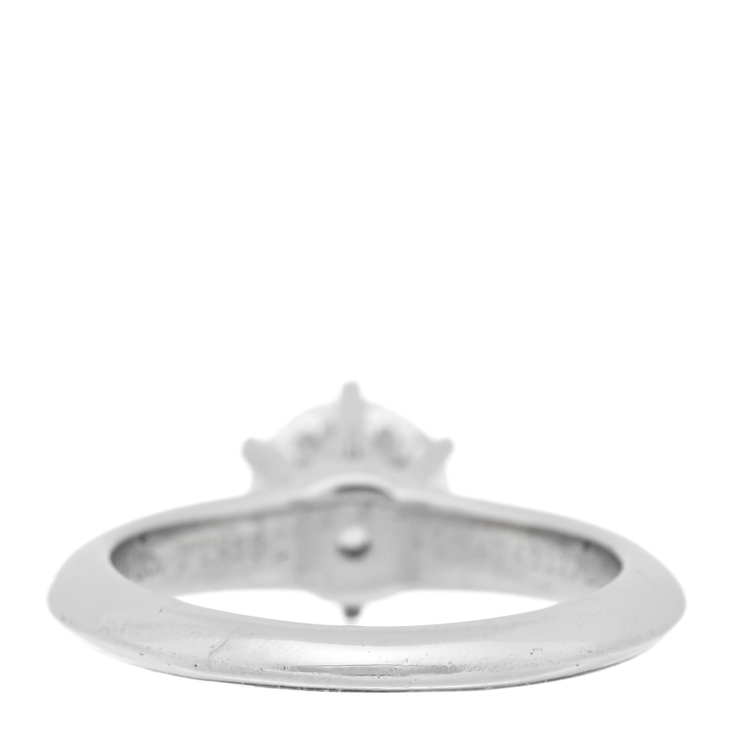 Tiffany Platinum Diamond .98ct Solitaire Engagement Ring 45 3.25 3 of 4