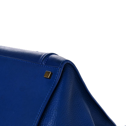 Celine Supple Calfskin Medium Phantom Luggage Royal Blue 9 of 14