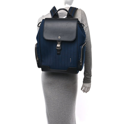 Rimowa Canvas Calfskin Never Still Large Backpack Navy 2 of 8