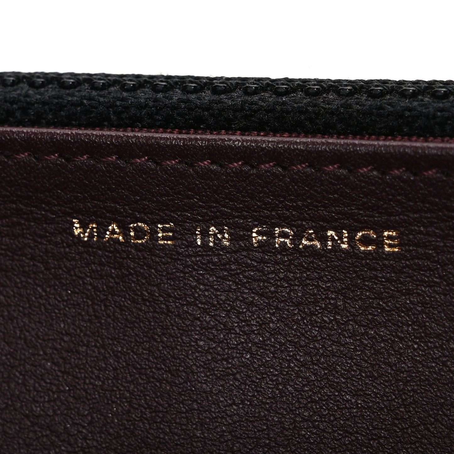 Aged Calfskin Lucky Charms 2.55 Reissue Wallet on Chain WOC Black