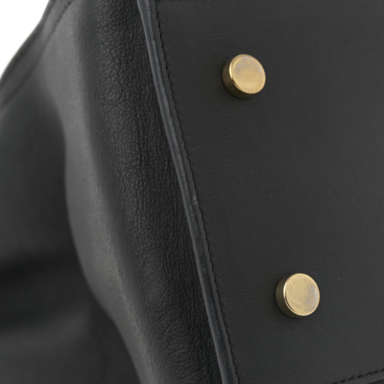 Saint Laurent Calfskin Small Monogram Cabas Black 24 of 25