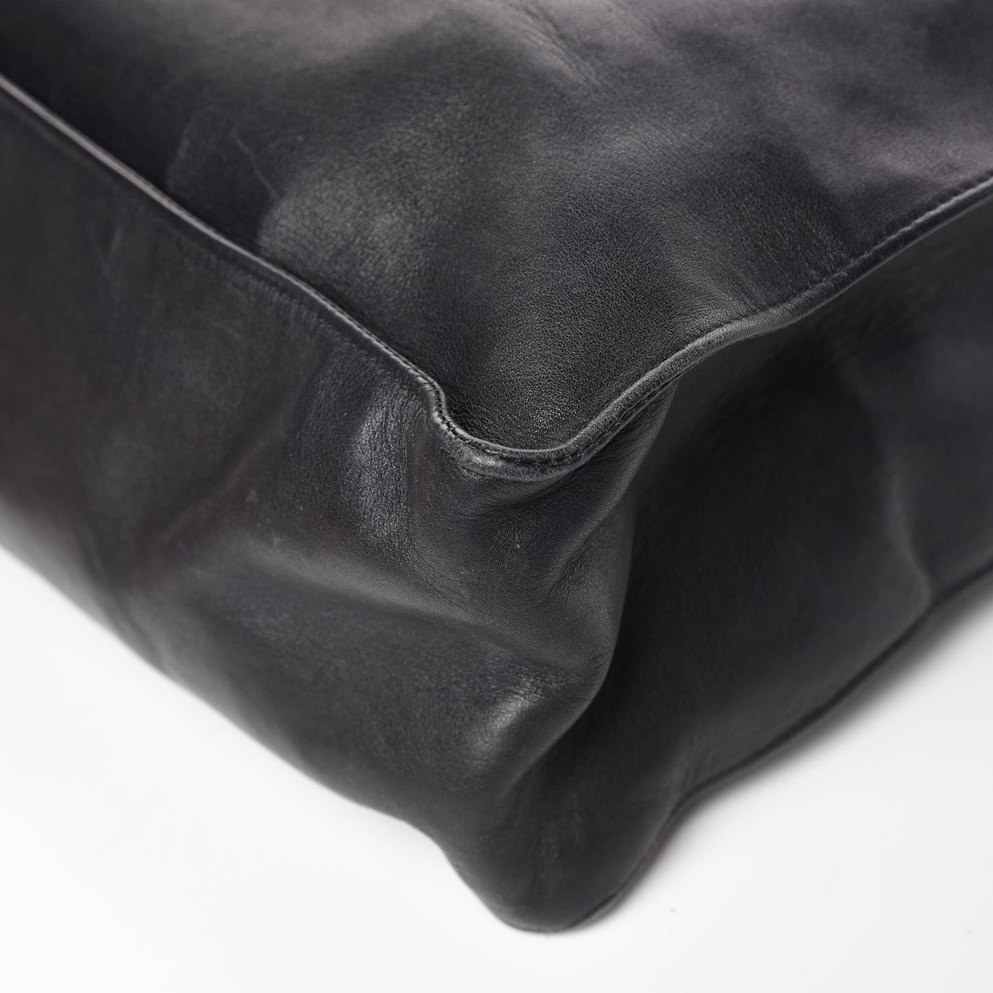 Calfskin CC Tote Black