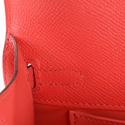 Hermes Epsom Kelly Pochette Clutch Rose Azalea 2 of 18