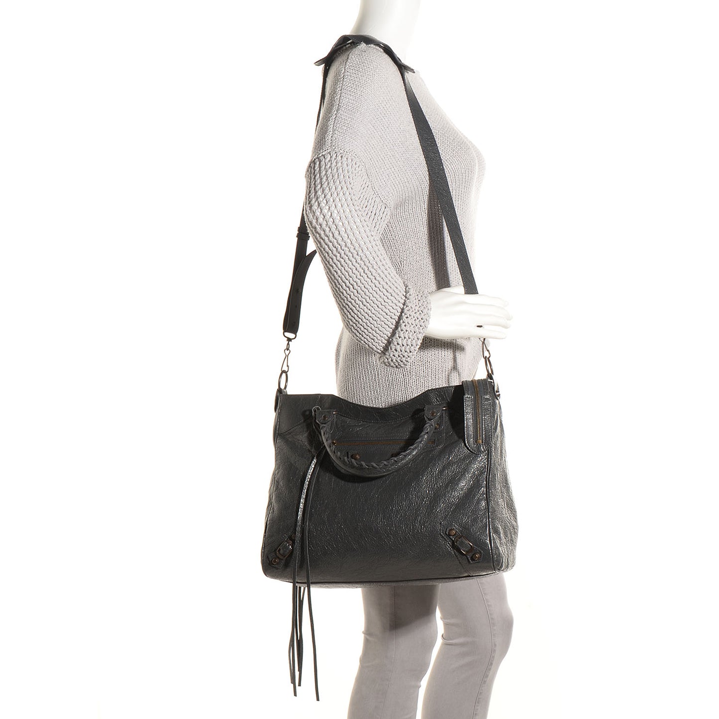 Agneau Classic Hardware Velo Gris Fossile