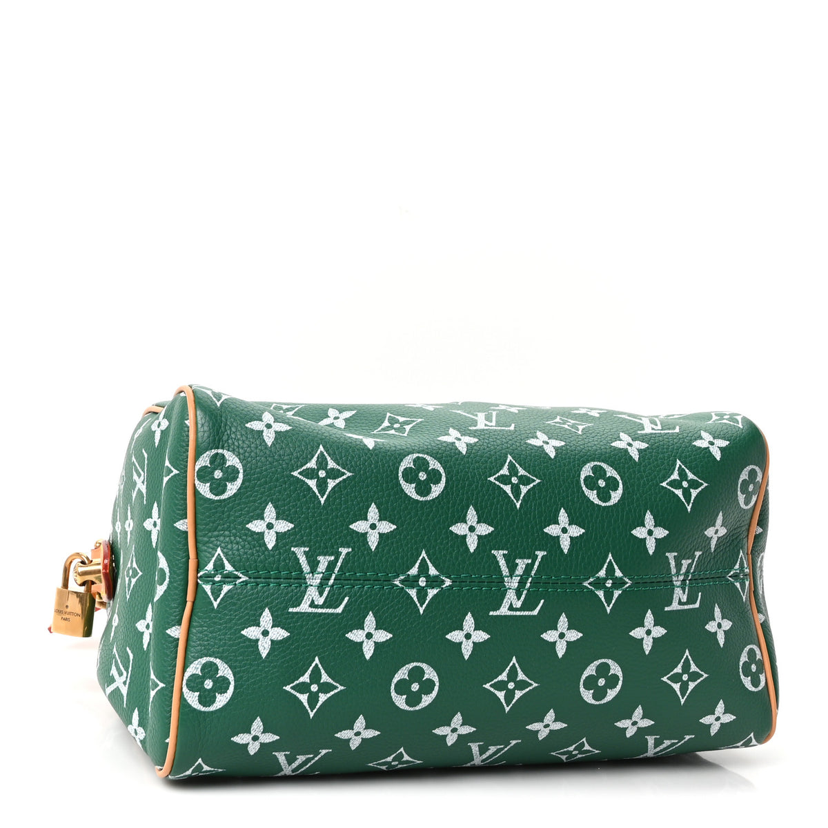 Louis Vuitton Calfskin Monogram Speedy P9 Bandouliere 25 Green 5 of 11