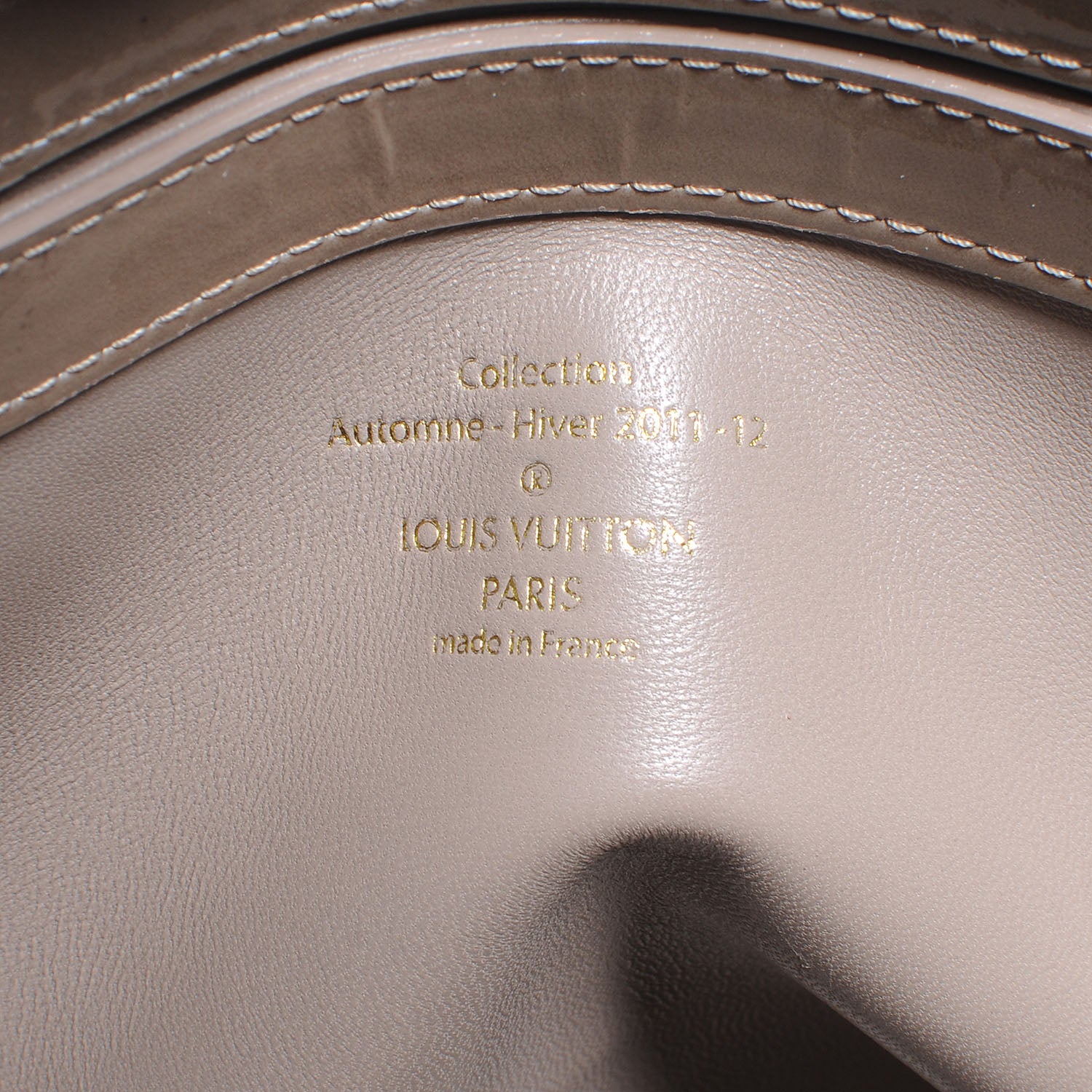 Louis Vuitton Patent Lambskin Fascination Lockit Gris 6 of 7