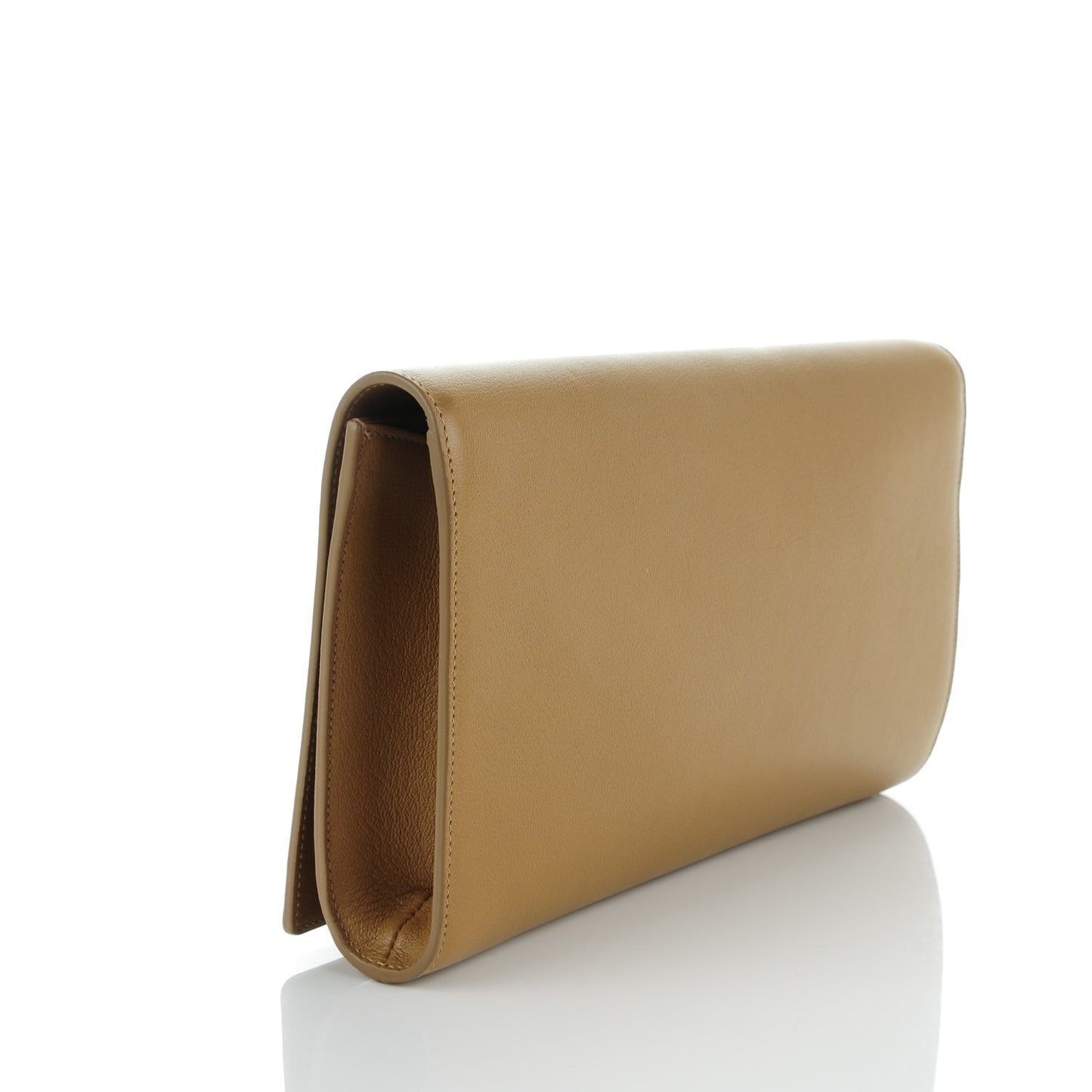 Calfskin Monogram Large Belle De Jour Clutch Beige