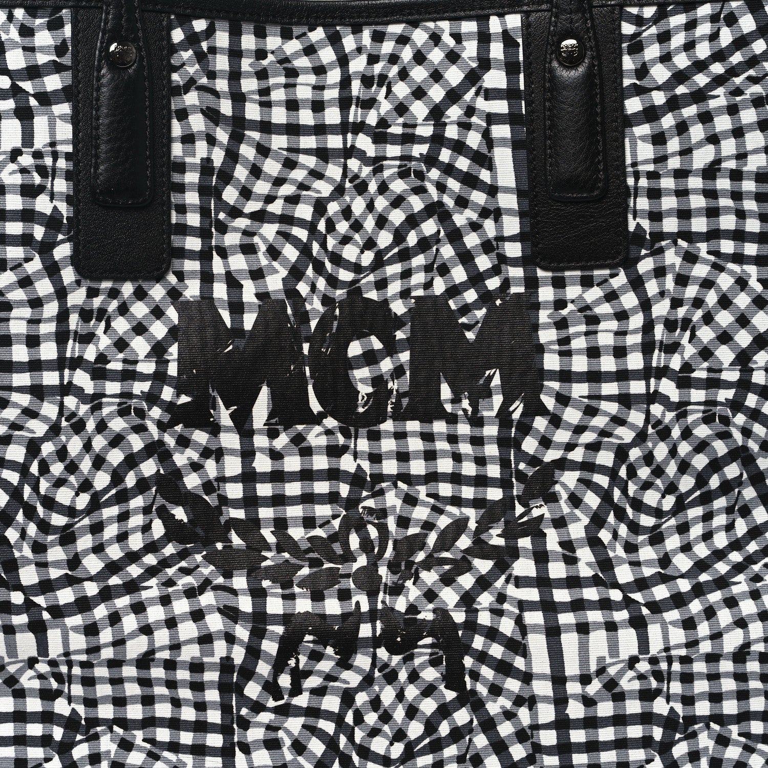 MCM Visetos Large Liz Reversible Shopper Tote Black 14 of 17
