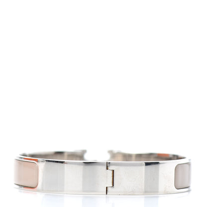 Hermes Enamel Narrow Clic Clac H Bracelet GM Marron Glace 3 of 5