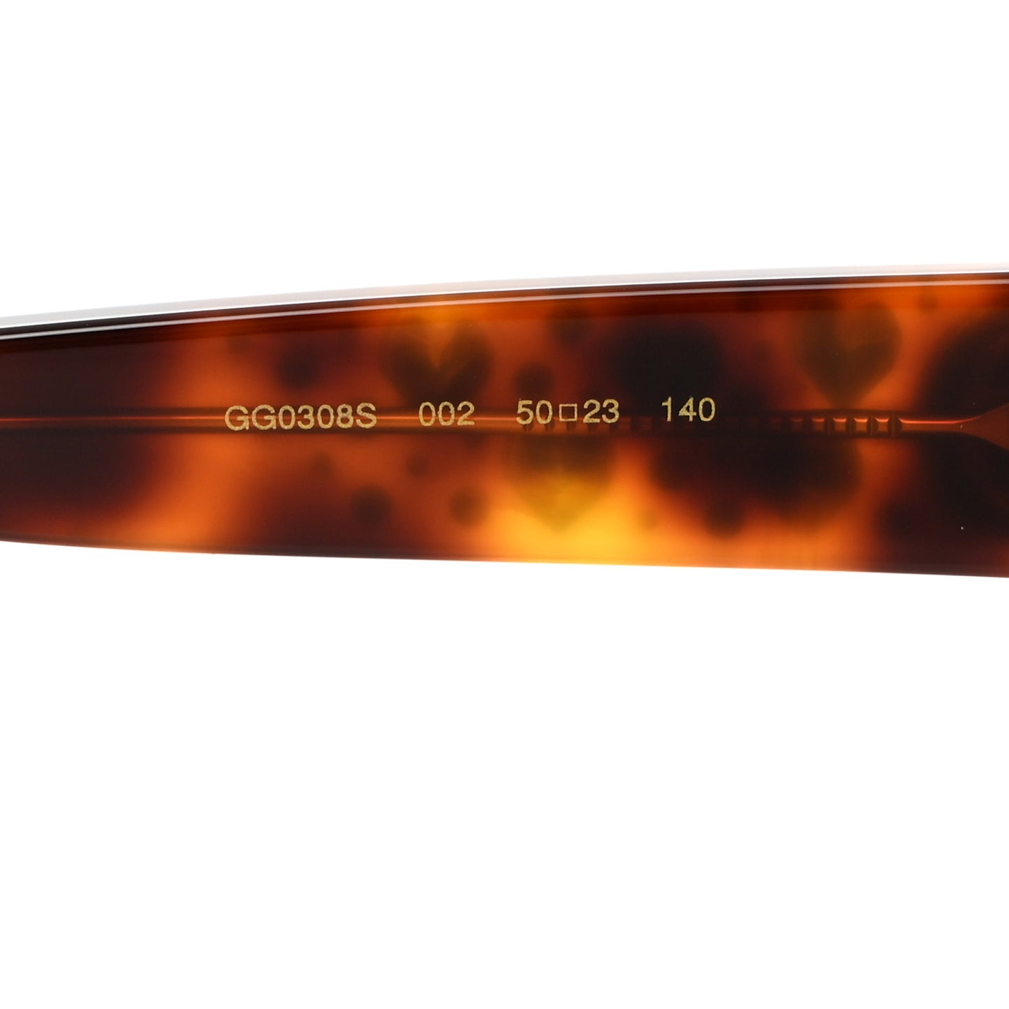 Crystal Heart Sunglasses GG0308S Havana