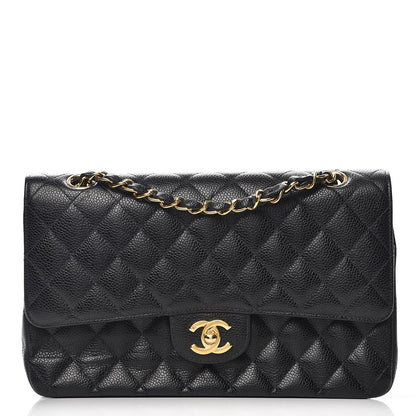 Chanel Caviar Quilted Medium Double Flap Black 1 of 8