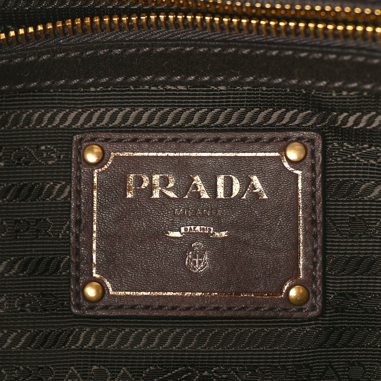 Prada Suede Scamosciato Tote Grafite 6 of 9