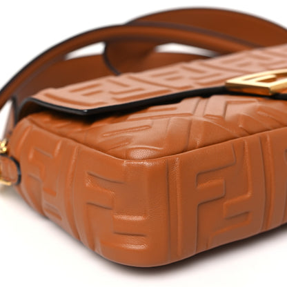 Fendi Nappa FF 1974 Embossed Baguette Coloniale 9 of 11