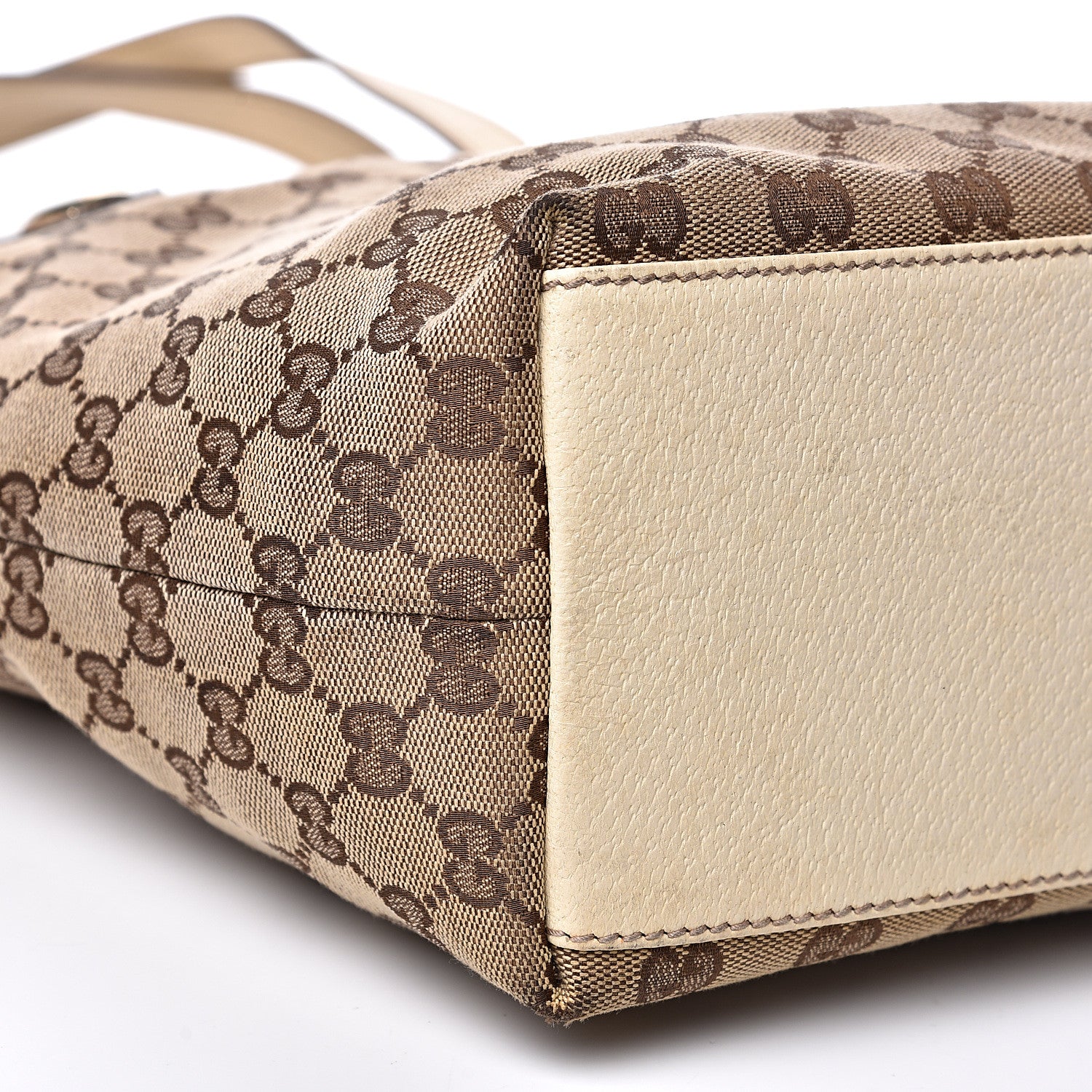 Gucci Monogram Charmy Tote White 7 of 12