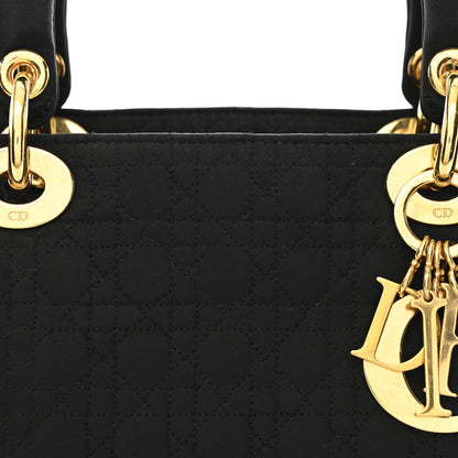 Christian Dior Nylon Cannage Large Lady Dior Black 8 of 11