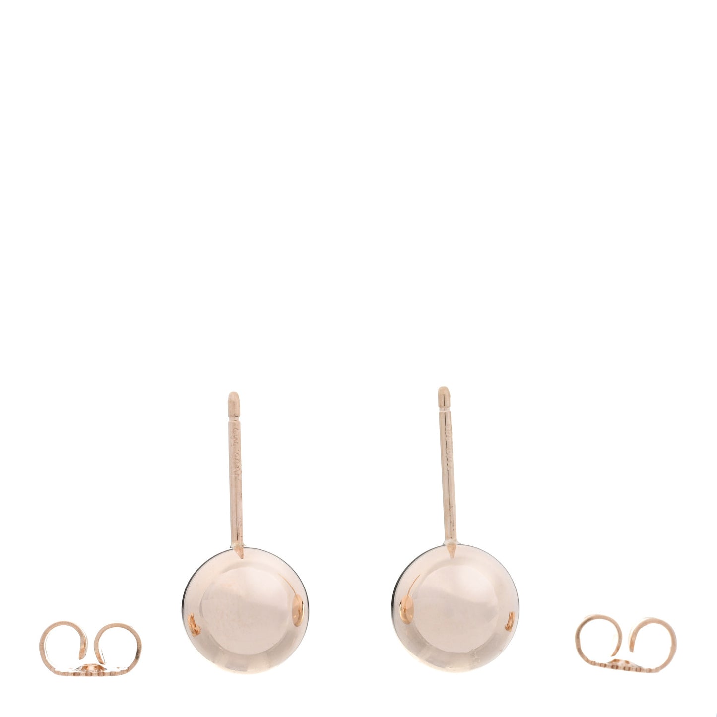 14K Rose Gold 9mm Hardwear Ball Earrings