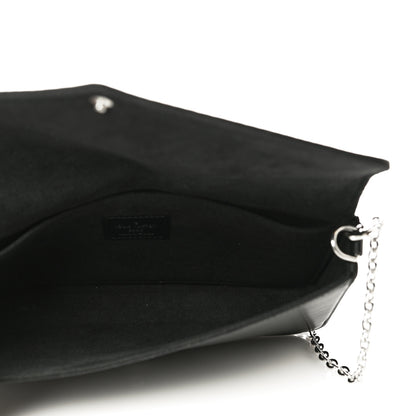 Louis Vuitton Epi Pochette Felicie Black 6 of 12