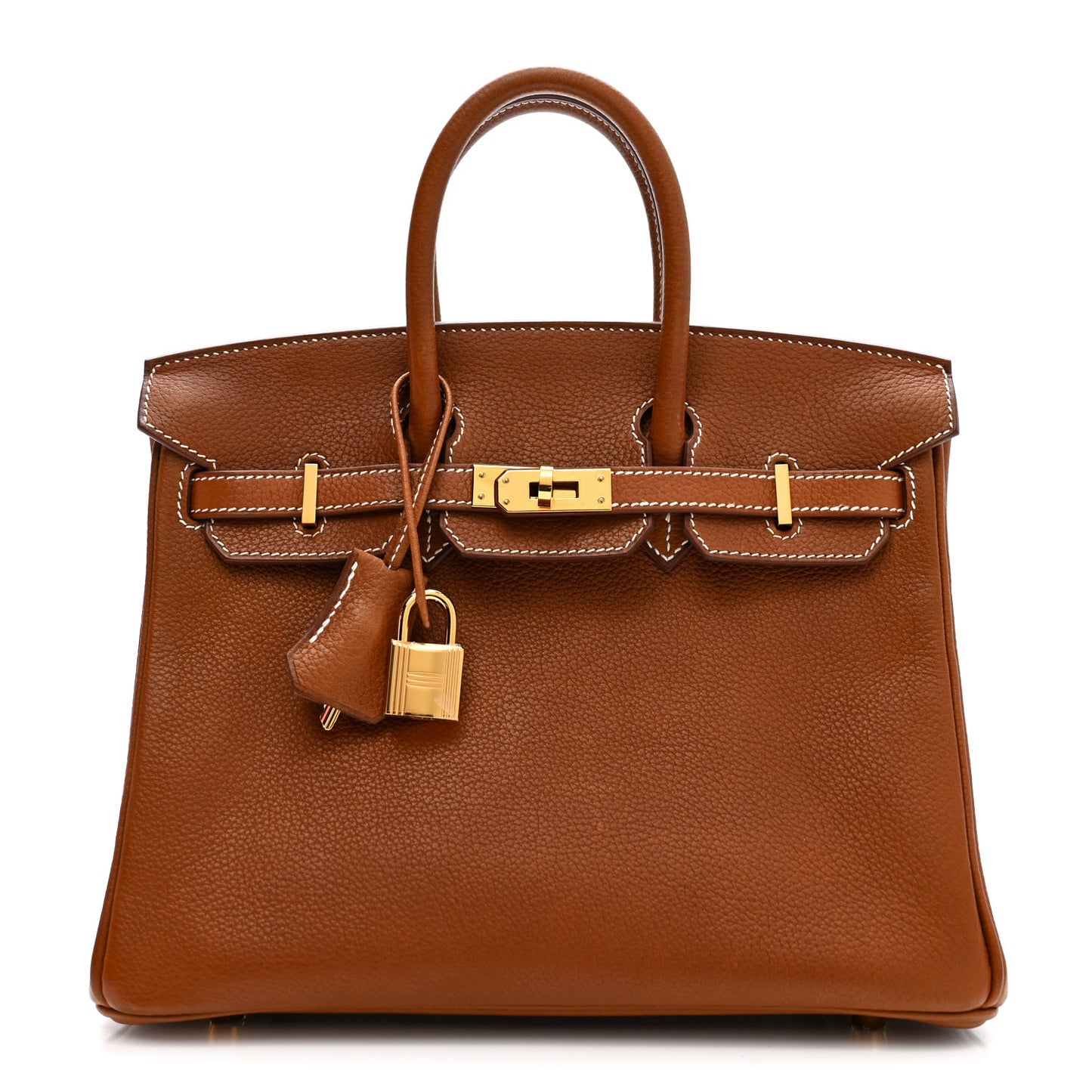 Natural Barenia Faubourg Birkin 25 Fauve