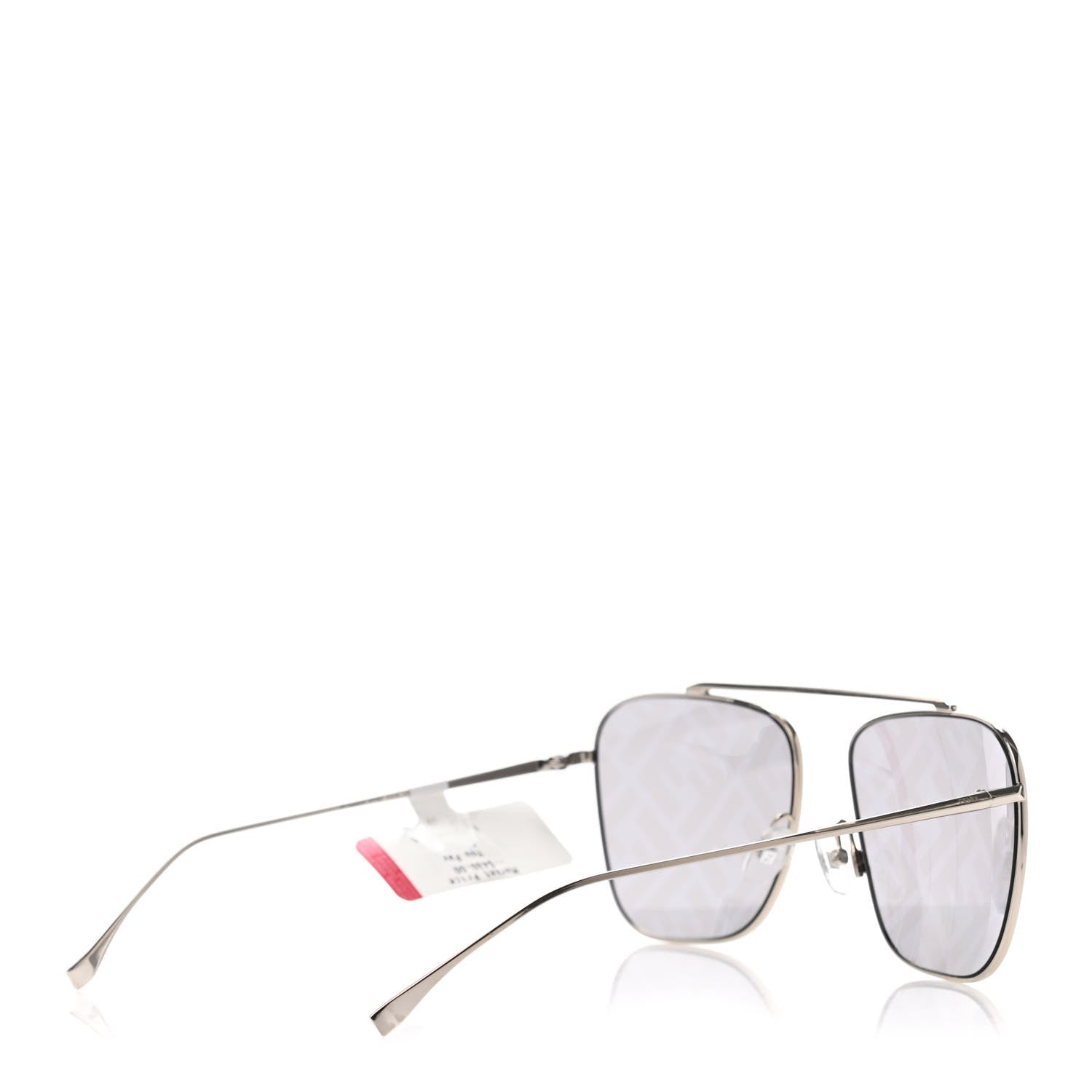 Fendi Metal Aviator Sunglasses FF0406/S Silver 4 of 4