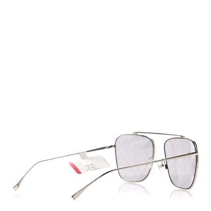 Fendi Metal Aviator Sunglasses FF0406/S Silver 4 of 4
