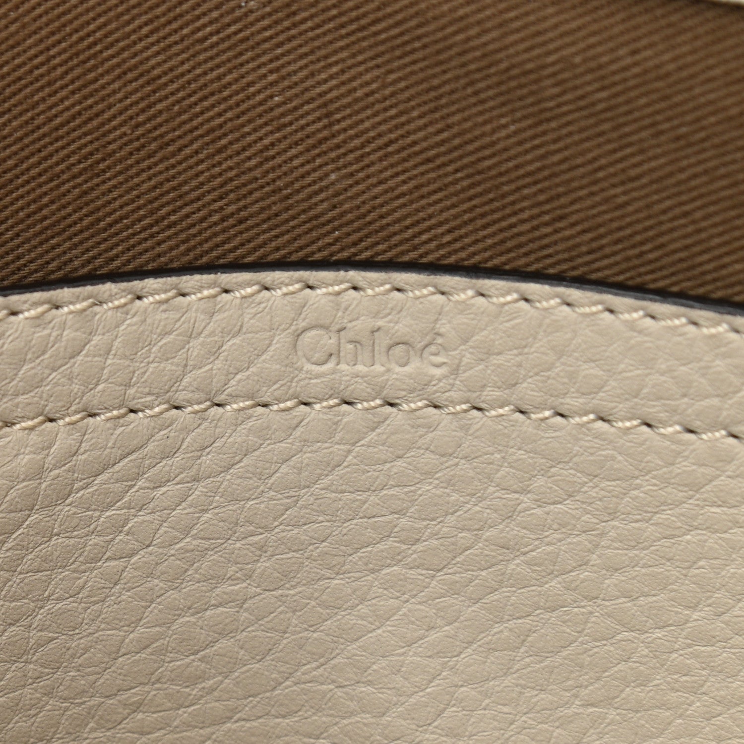 Chloe Calfskin Medium Marcie Round Crossbody Bag Dove 6 of 14